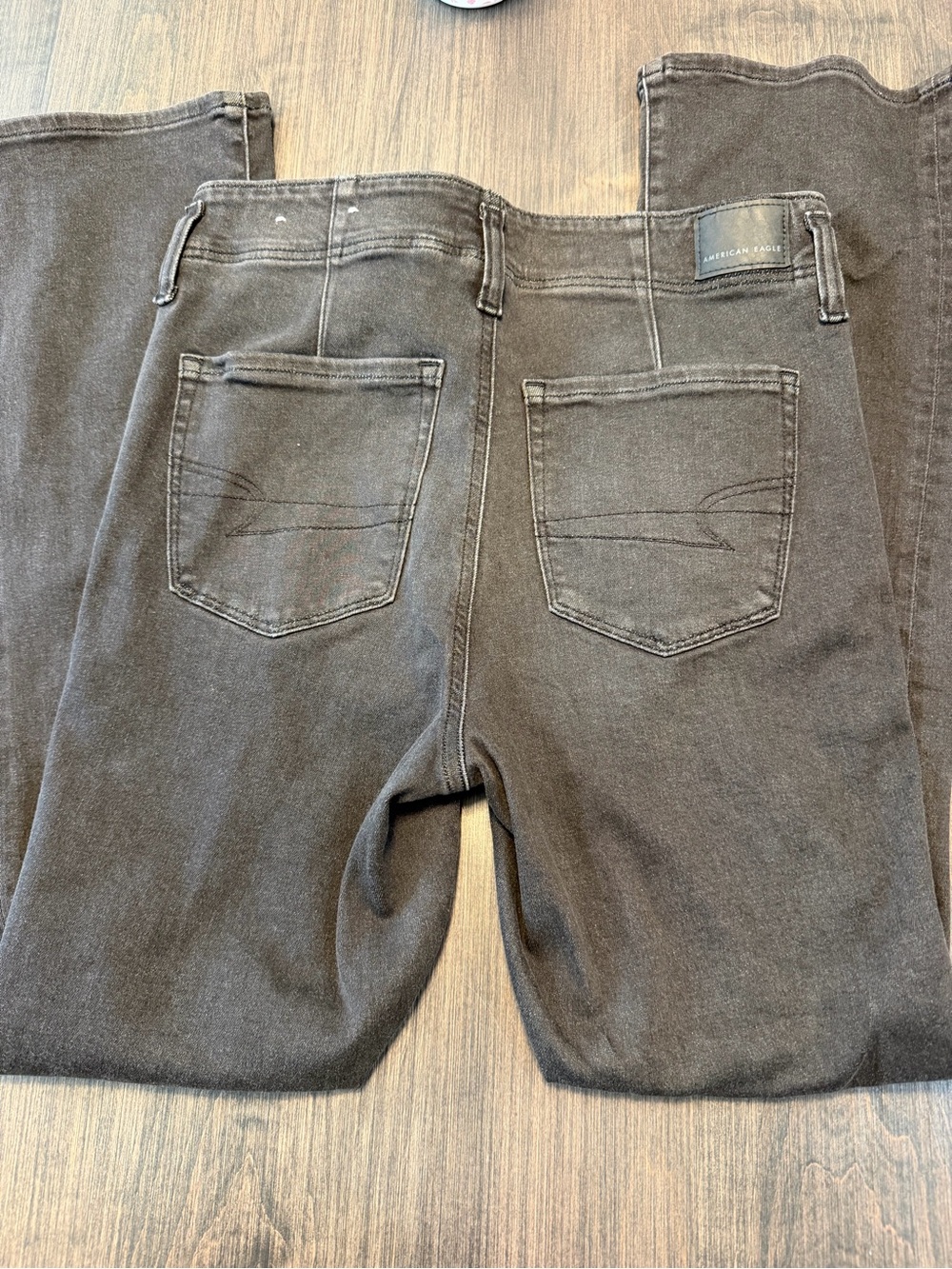 American Eagle Outfitters Black Flare Jeans - Picture 2 of 4